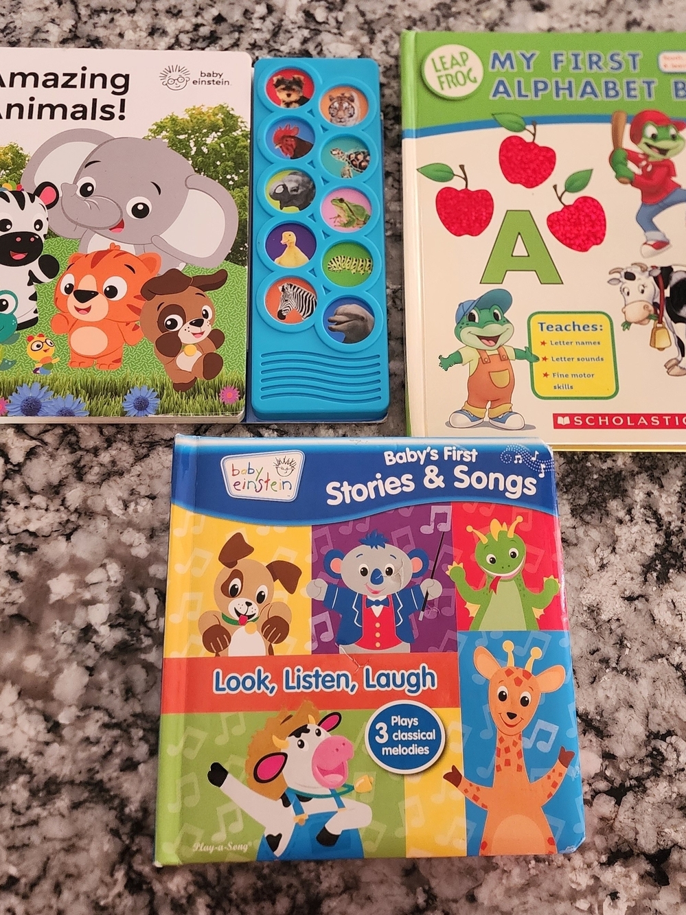 Baby's First Stories & Songs - Colorful Sound Book (Blue Accents)